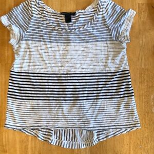 Marc by Marc Jacobs Egret multi striped top size M